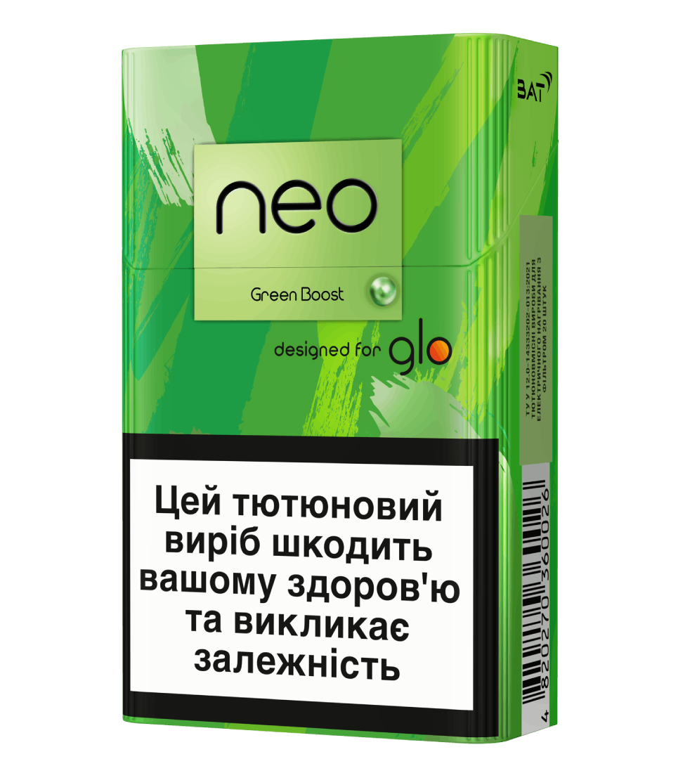 Стіки NEO DEMI GREEN BOOST Купити в Києві: Стіки для glo (Гло) в ...