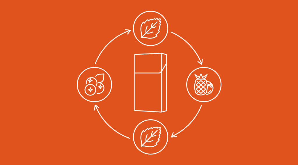 Огляд фруктових і ментолових смаків стіків glo
