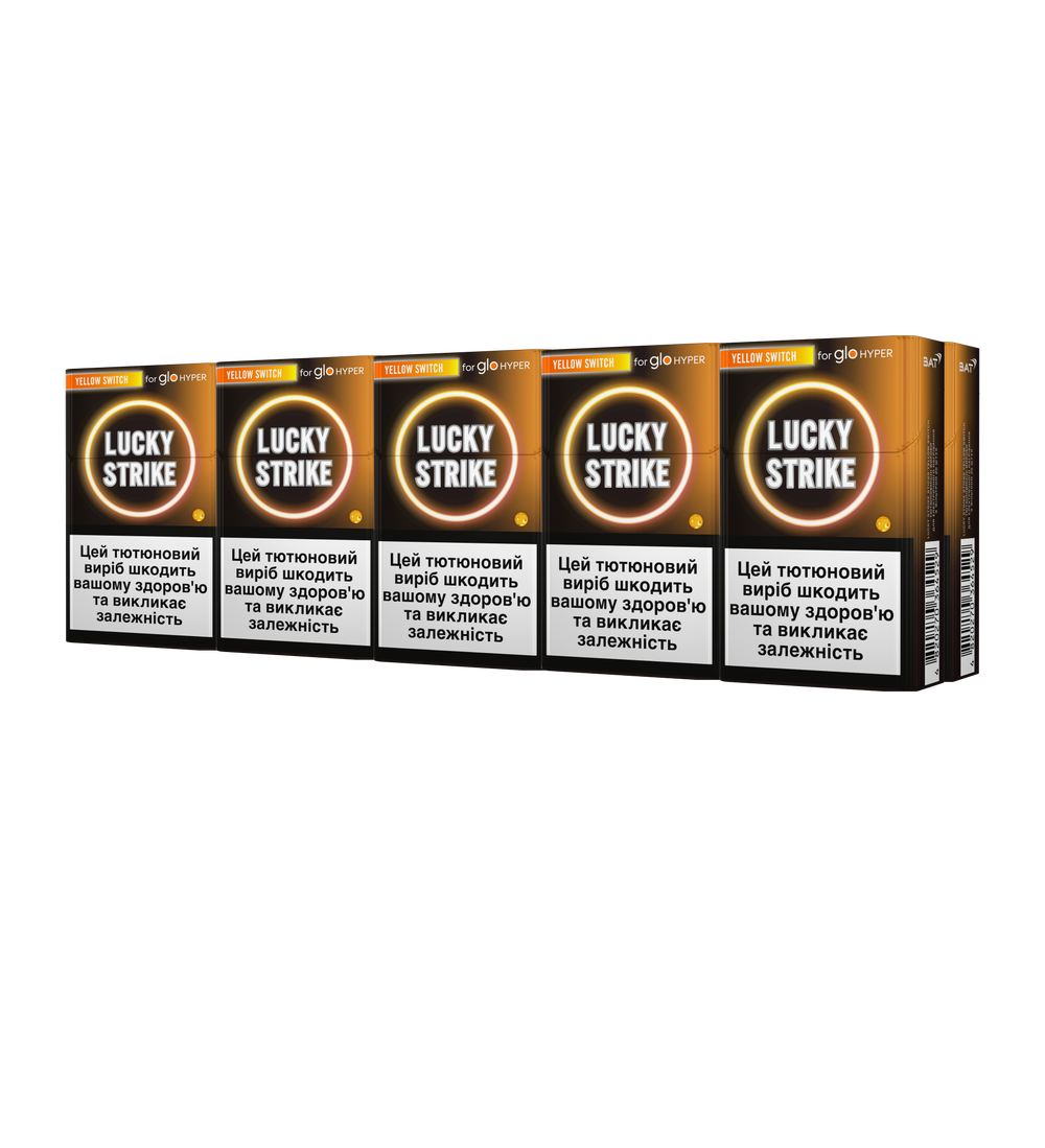 Блок стіків Lucky Strike Sticks Yellow Switch
