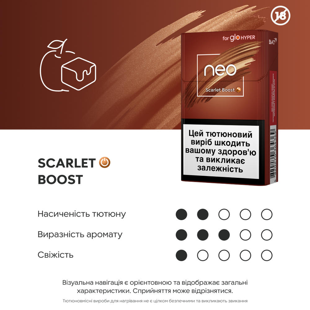 Стіки neo Demi Scarlet Boost 2