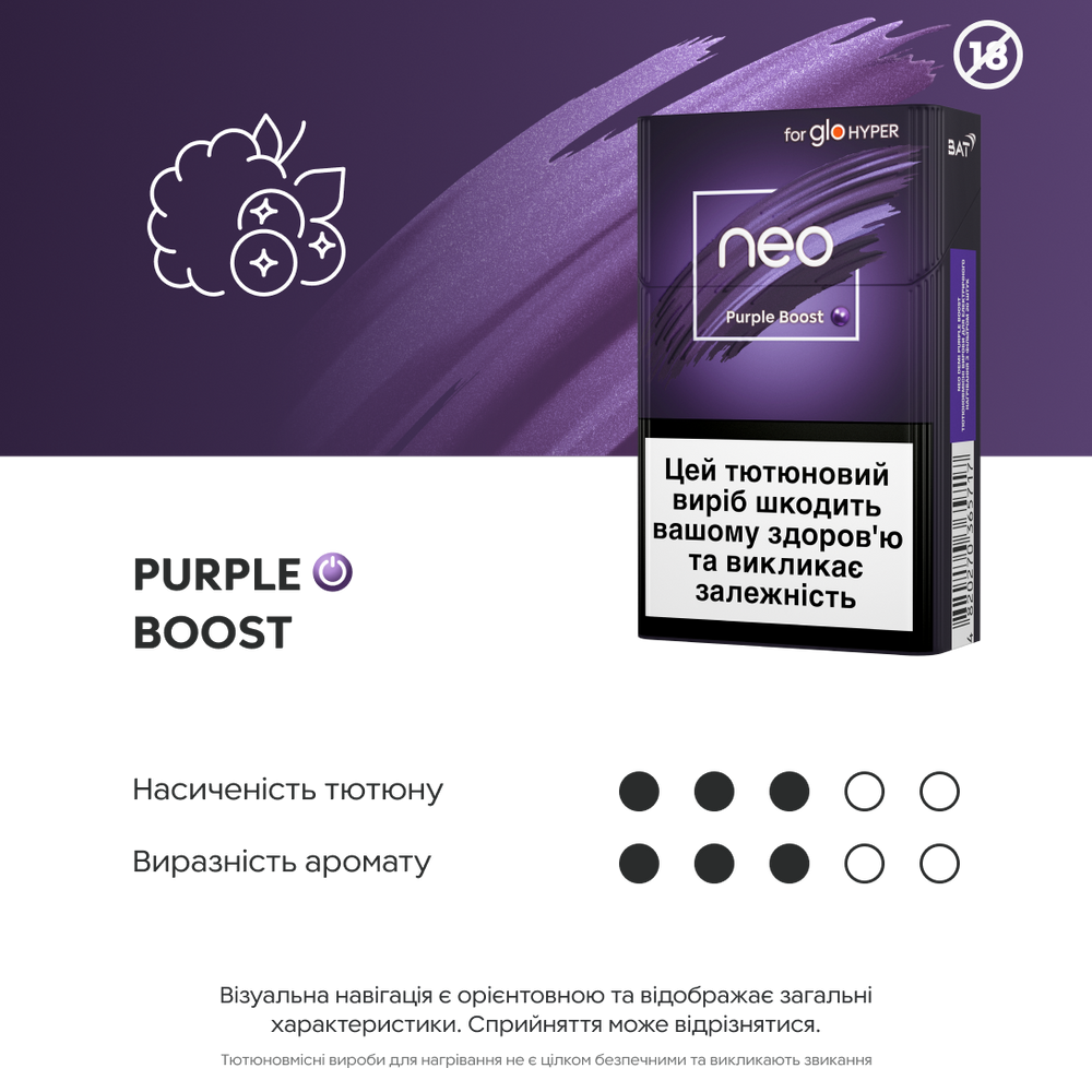 Стіки neo Purple Boost 2