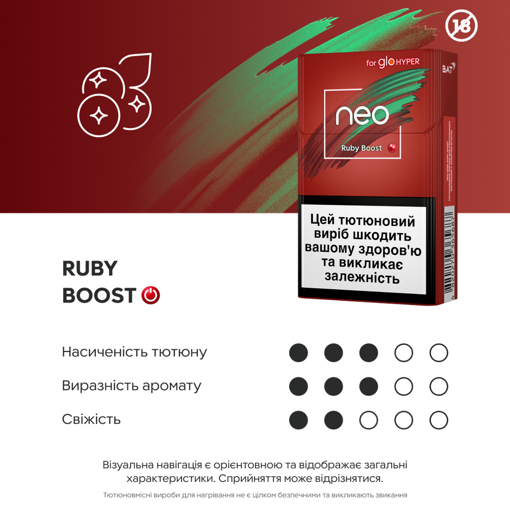 Стіки neo Ruby Boost 2