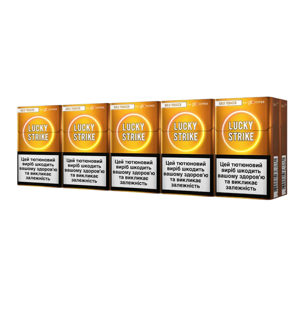 Блок стиков Lucky Strike Gold Tobacco