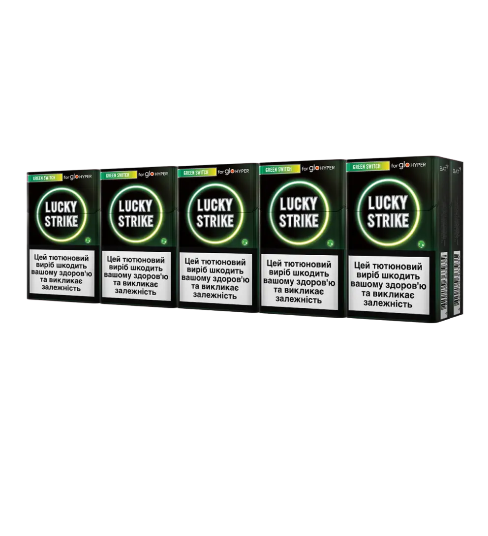 Блок стіків Lucky Strike Sticks Green Switch