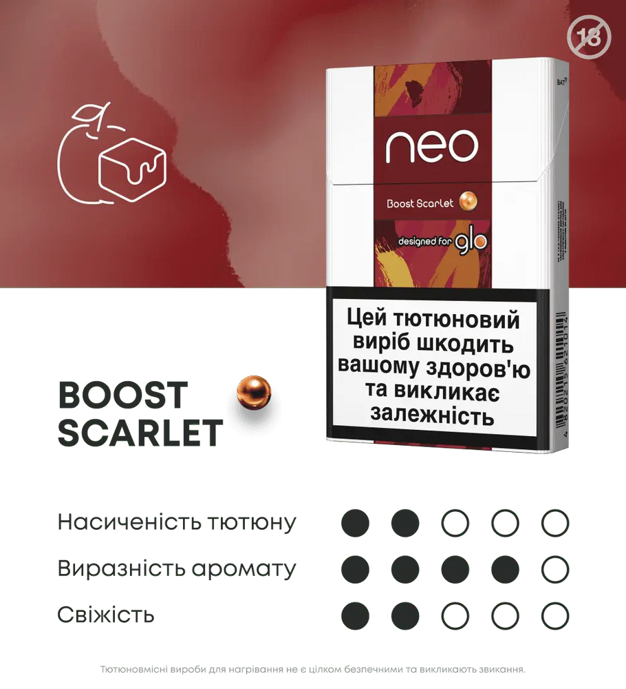 Блок стіків neo Boost Scarlet 3