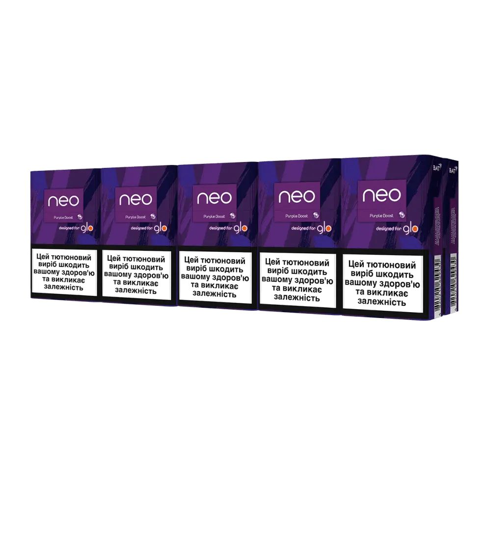 Блок стиков Glo neo Demi Purple Boost (Purple Click) - новый яркий