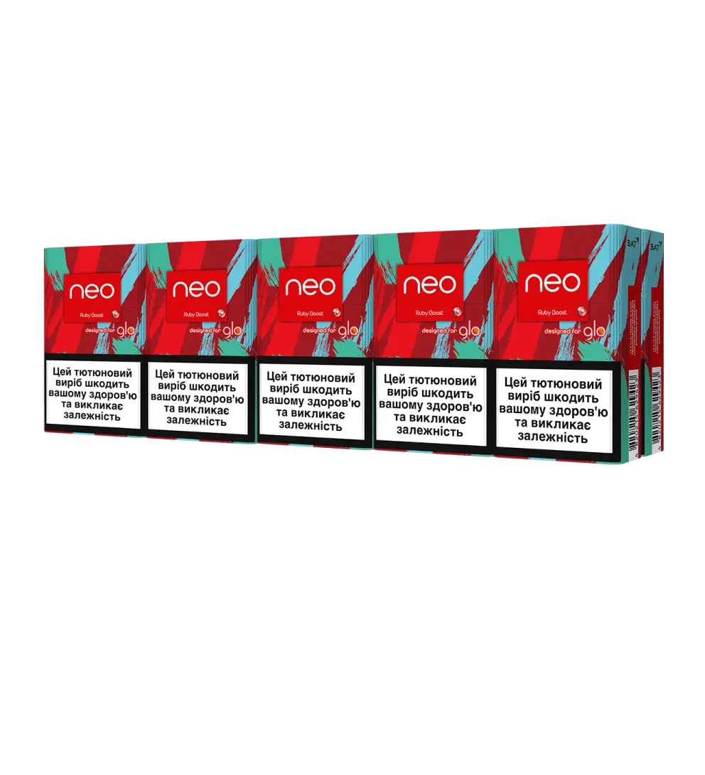 Блок стіків Glo neo Demi Ruby Boost (Scarlet Click) - новий