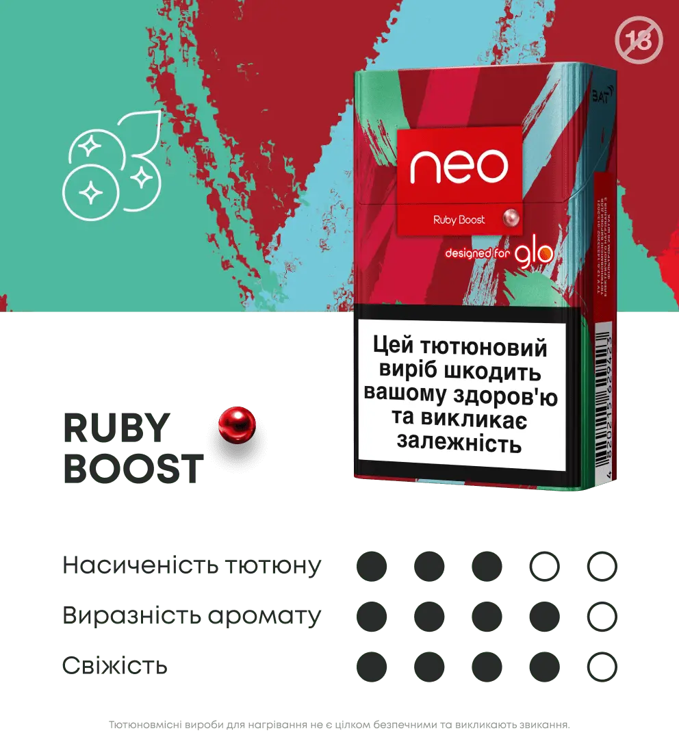 Блок стіків neo Demi Ruby Boost 3