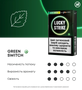 Стики Lucky Strike Green Switch