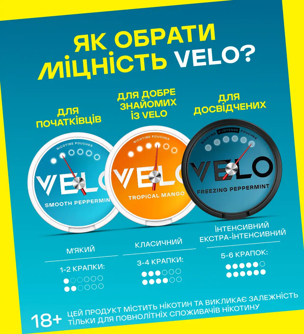 VELO Peppermint Storm 17 мг за XP + мін. ціна 5