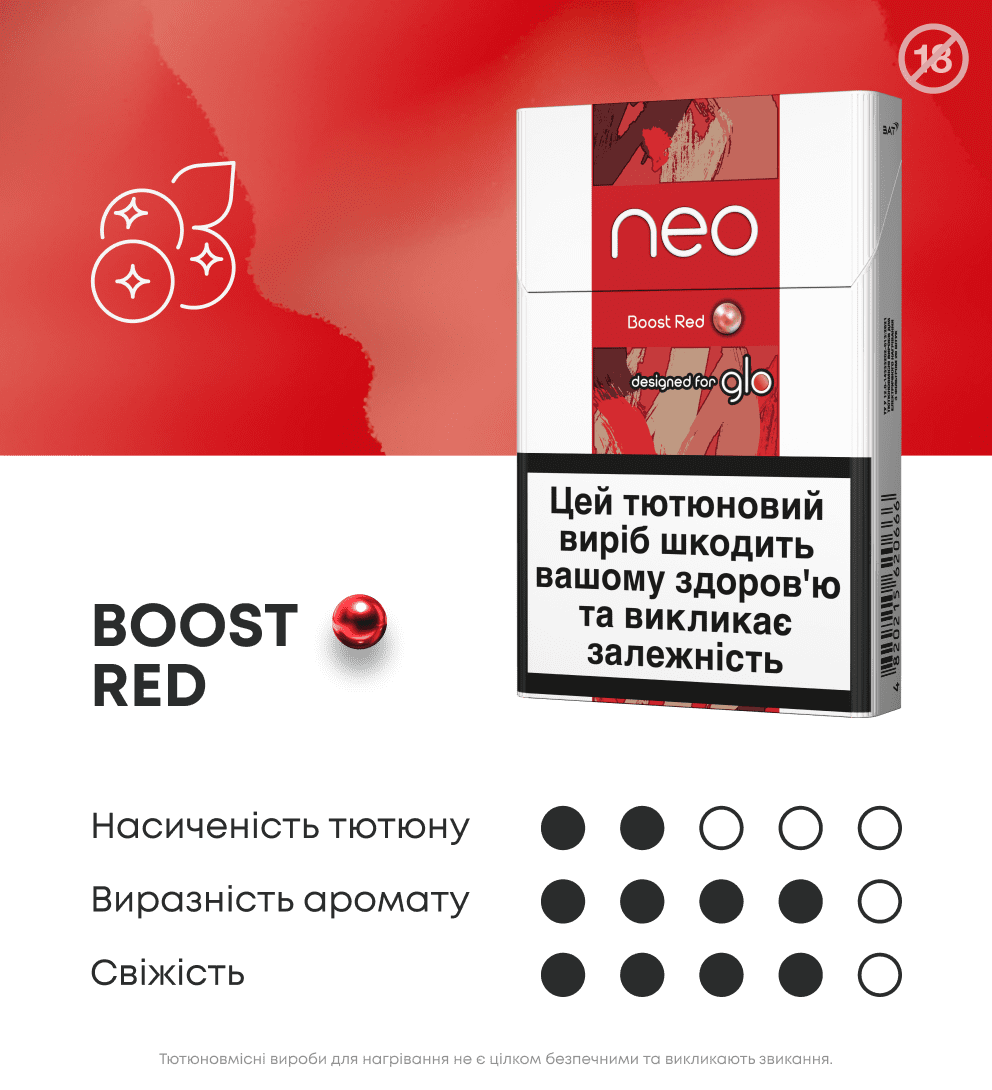 Стіки neo Boost Red за підпискою 2