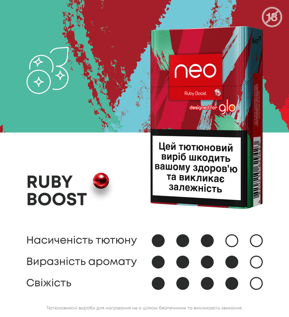 Стіки neo Demi Ruby Boost за підпискою 2