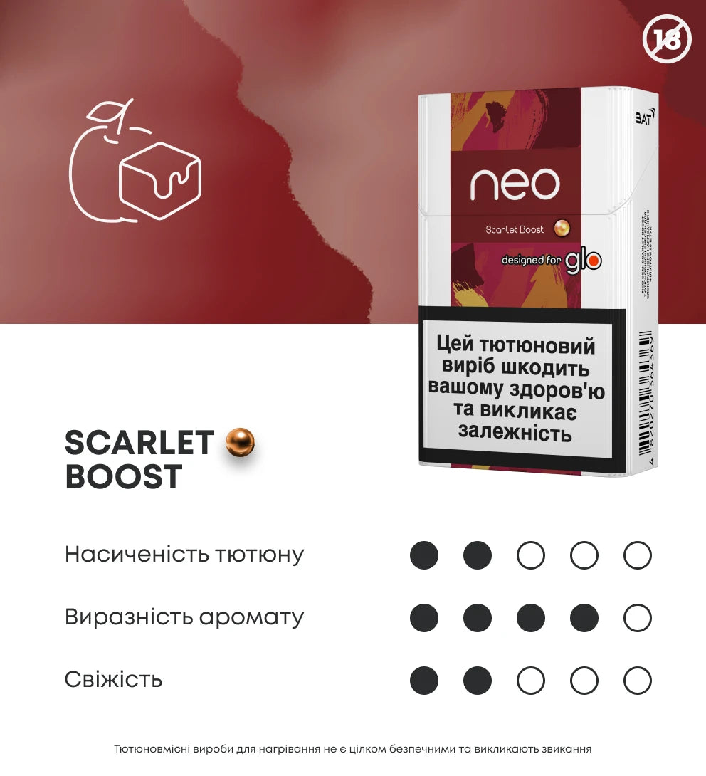 Стіки neo Demi Scarlet Boost 2